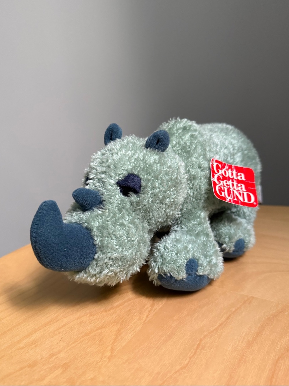 Rhino Rhinoceros Gotta Getta GUND 6028 Russel Soft Stuffed Animal Plushie Toy